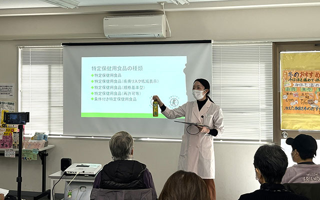 第72回健康サポート相談会「薬剤師と管理栄養士による講演会」の様子02