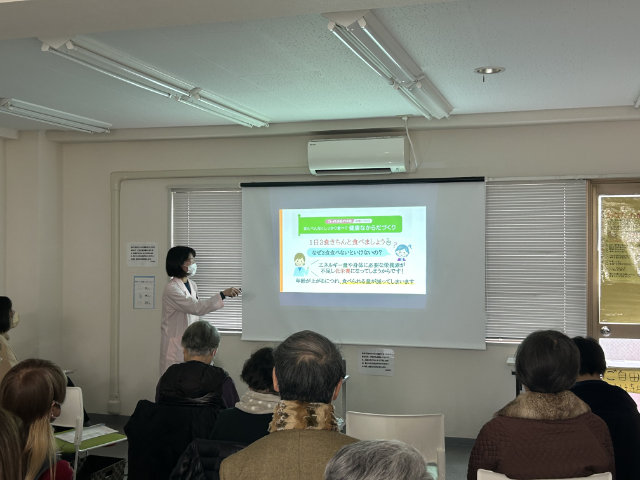 第75回健康サポート相談会「フレイル予防ミニ健康講座」の様子02