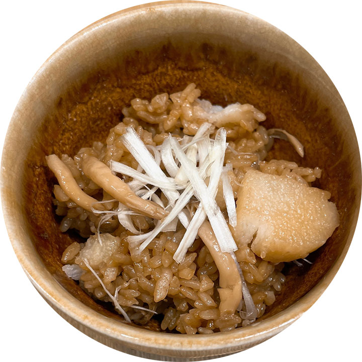 長芋としめじの炊き込みご飯